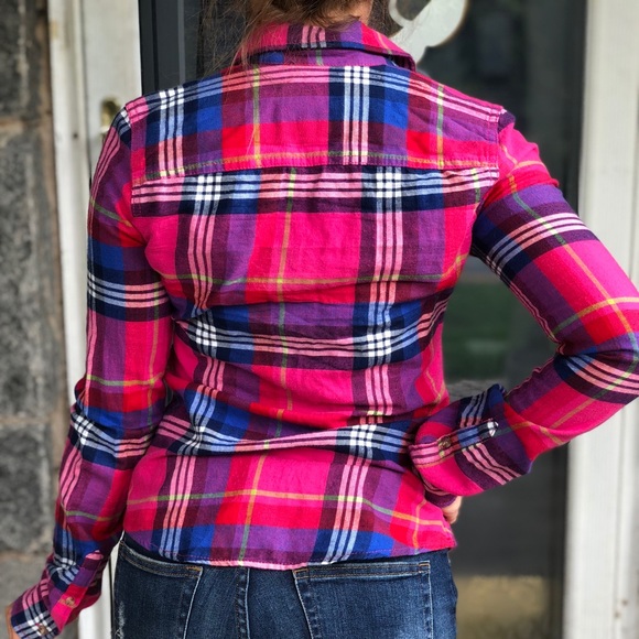 Abercrombie and Fitch Plaid Button Down - Picture 2 of 2